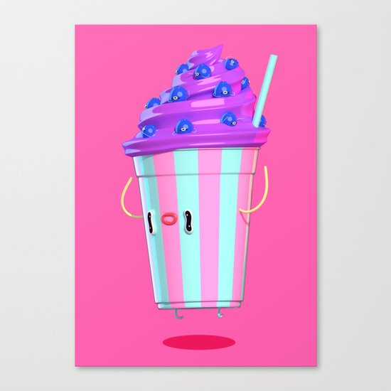 Milkshake III Canvas Print