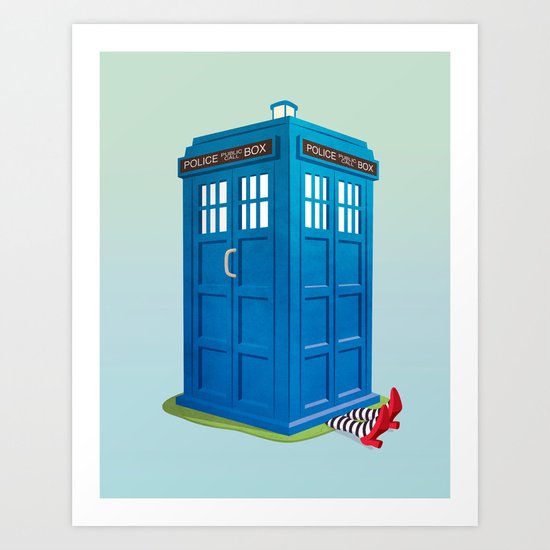 Worlds Collide Art Print