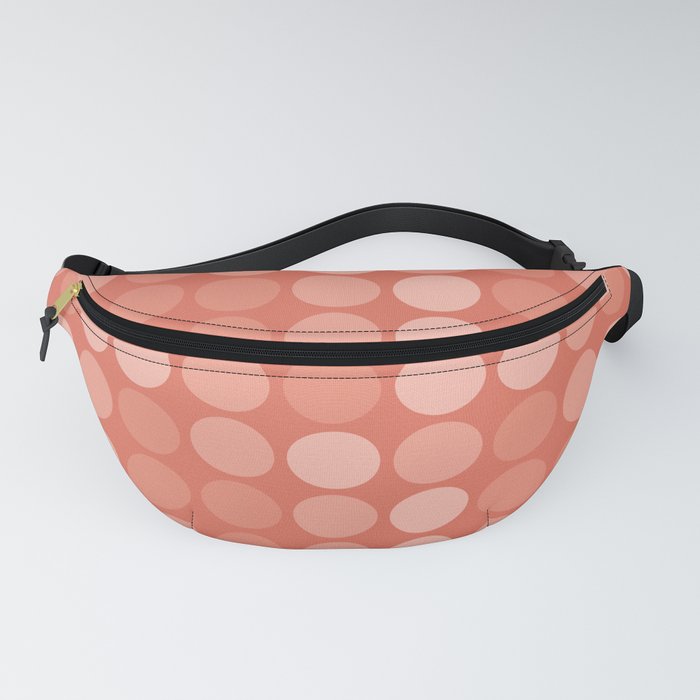 Simple Shapes Pattern. Terracotta. Fanny Pack