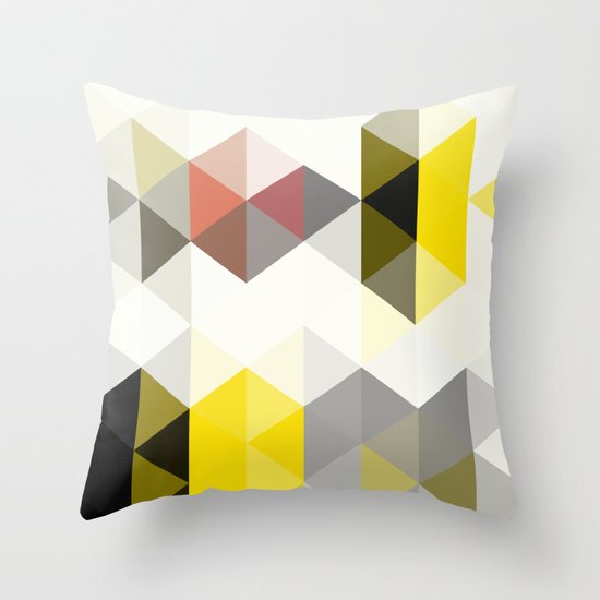 Modern Totem 01. Throw Pillow