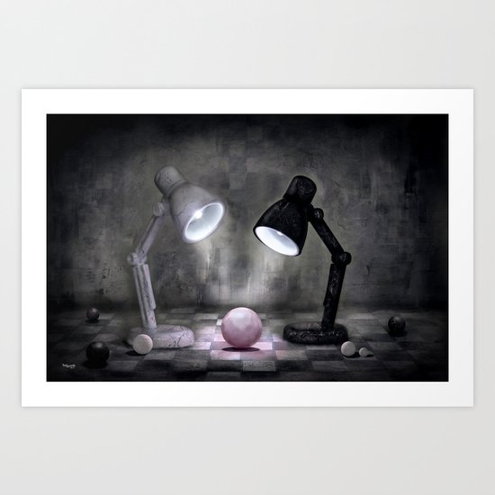 Kleine Entdeckung Art Print