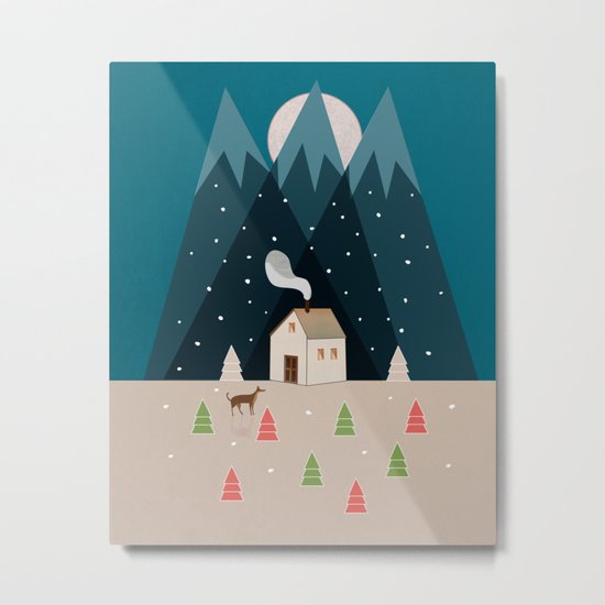 Winterworm Metal Print