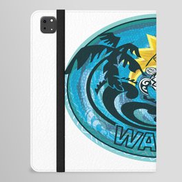 Waikiki Oval Ocean Surf Decal iPad Folio Case