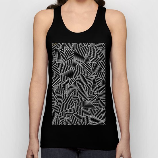 Ab Out Double Pink and Grey Unisex Tank Top