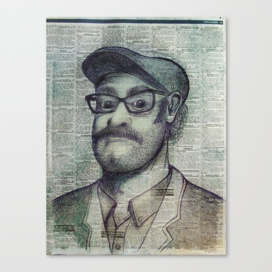 the punter Canvas Print