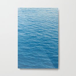 Calm Blue Ocean Water Metal Print