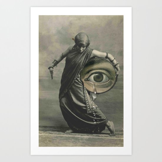 EYE CRY Art Print