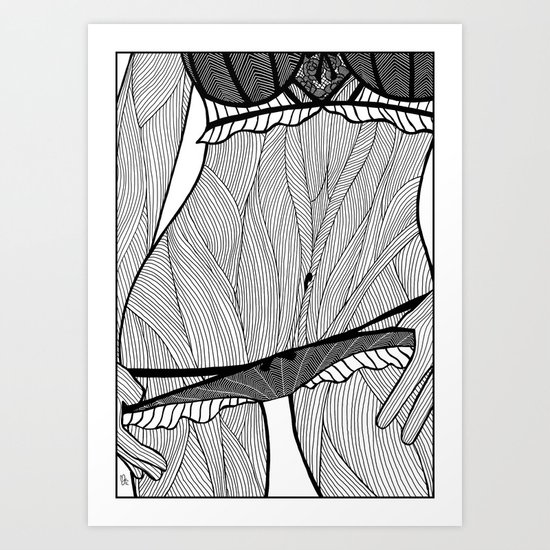 la femme 08 Art Print