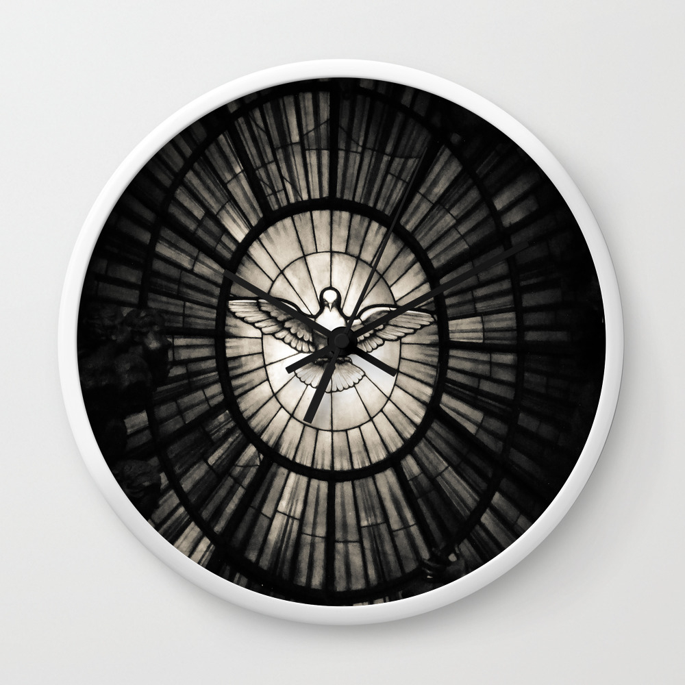 The Holy Spirit As A Dove Wall Clock By Inezwijkerphotography Society6