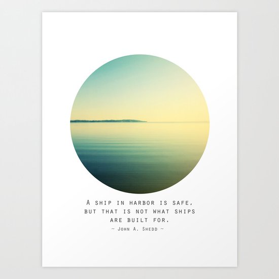 A Ship Art Print