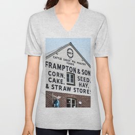 Frampton & Sons England Feed Store V Neck T Shirt