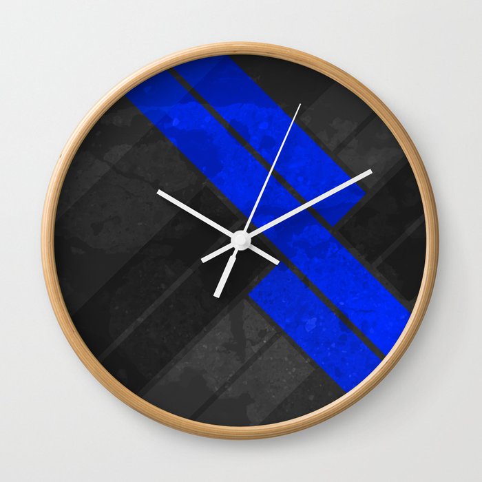 Touch Of Color - Blue Wall Clock