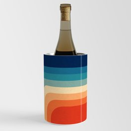 Retro 70s Color Palette III Wine Chiller