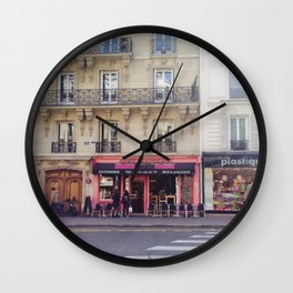 Boulangerie at 6 Arrondissement, Paris Wall Clock