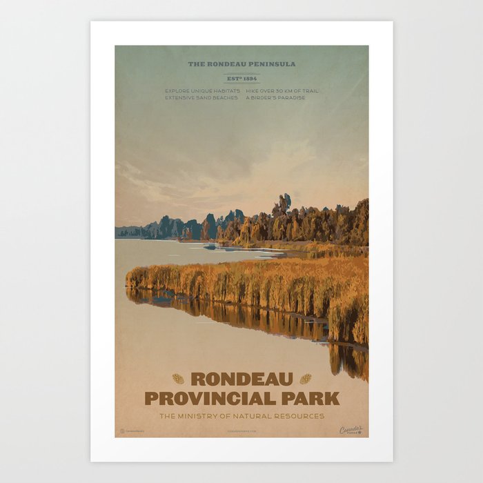 Rondeau Provincial Park Art Print