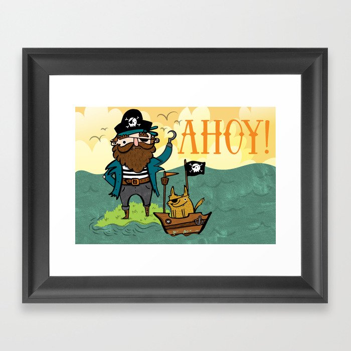 Ahoy! Framed Art Print