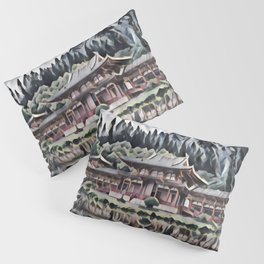 Temple by the Lake Pillow Sham