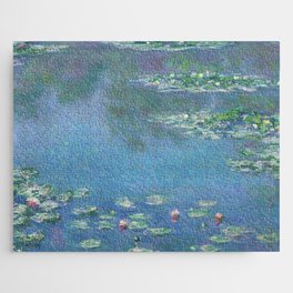 Water Lilies 1840 to 1926 by Claude Monet. Jigsaw Puzzle