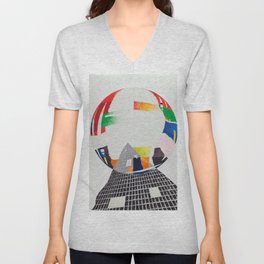 Nuclear I, CH, 1945 by Laszlo Moholy-Nagy V Neck T Shirt