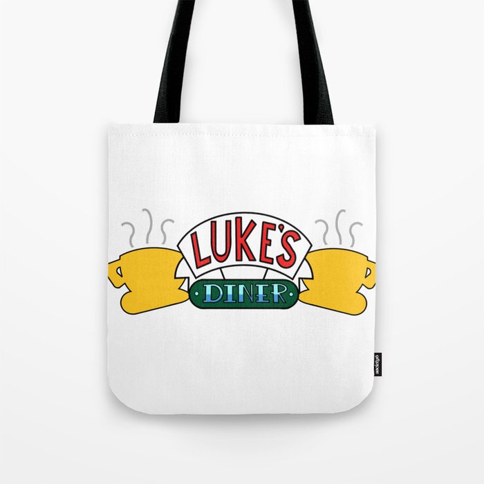 Gilmore Girls/Friends - Luke's Diner at Central Perk Tote Bag
