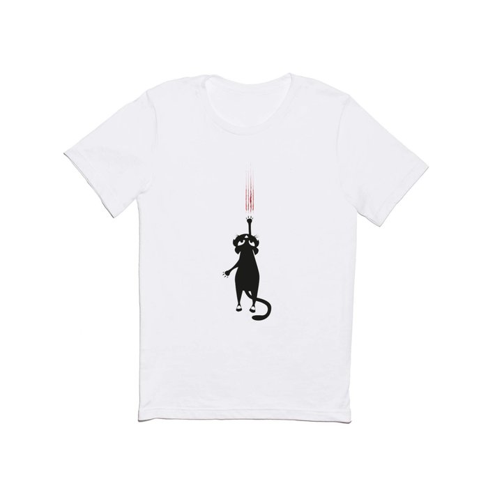 Falling cat with scratches T Shirt