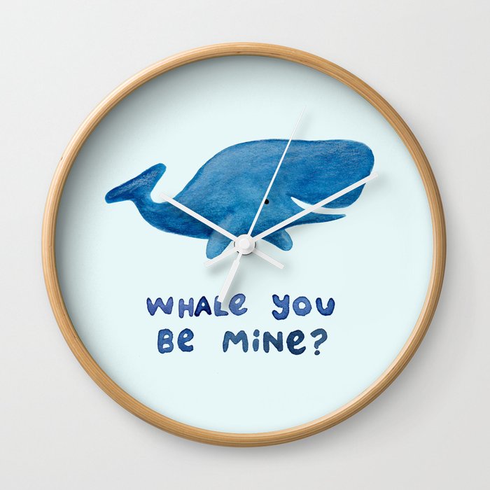 Whale You Be Mine? Wall Clock