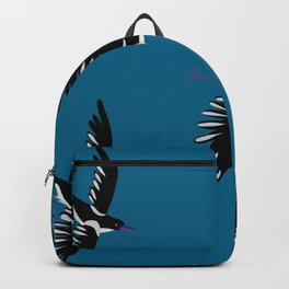 magpie in flight Backpack