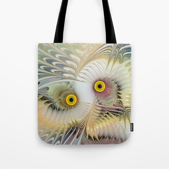 Abstract Owl Tote Bag