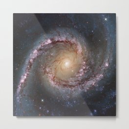 Intermediate Spiral Galaxy NGC 1566 Metal Print | Glitter, Hubble, Astrophotography, Nasa, Astrology, Spiral, Space, Outerspace, Esa, Glow 
