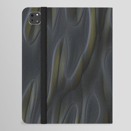 Dark elegant flow shapes iPad Folio Case