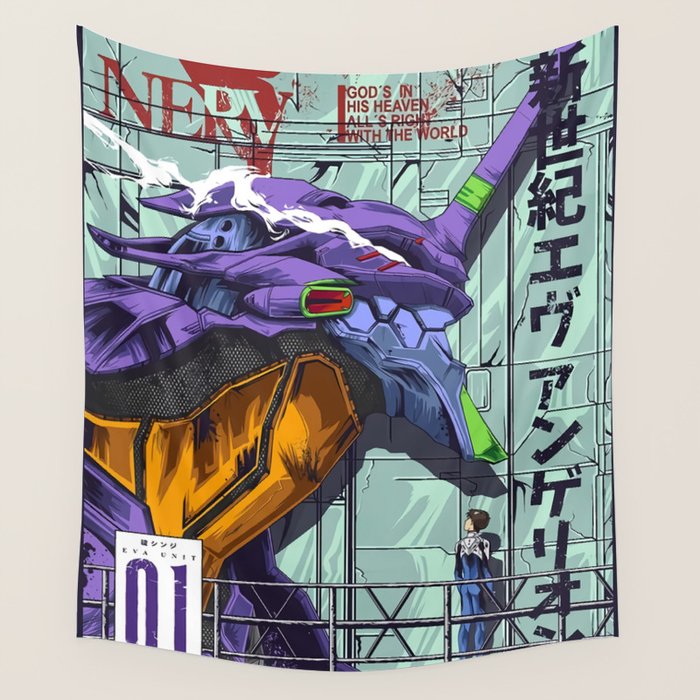 Neon genesis evangelion clearance tapestry