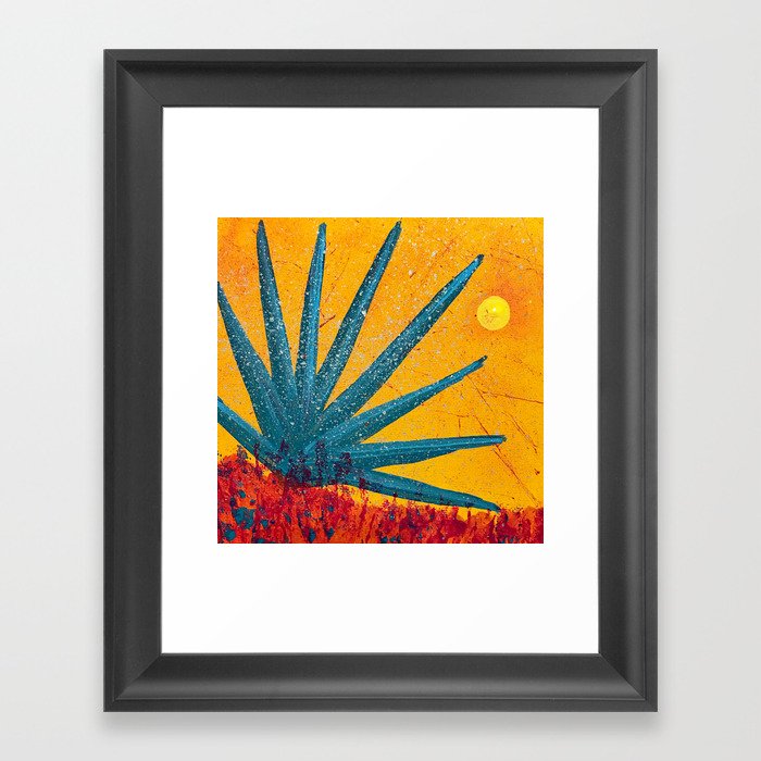 Grateful Agave Framed Art Print