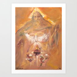 Holy Family Art Print