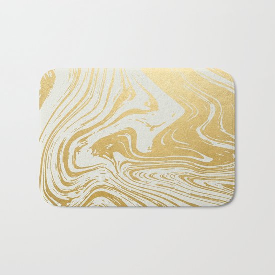 Gold Rush #society6 #decor #buyart Bath Mat