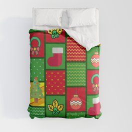 Merry Christmas Pattern Comforter