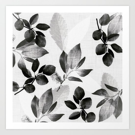 Foliage - nightfall Art Print