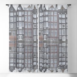 Amsterdam houses 1. Sheer Curtain