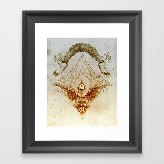 Wolf Mountain Framed Art Print