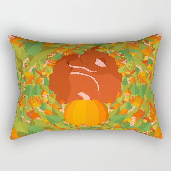 Mellow Autumn Rectangular Pillow