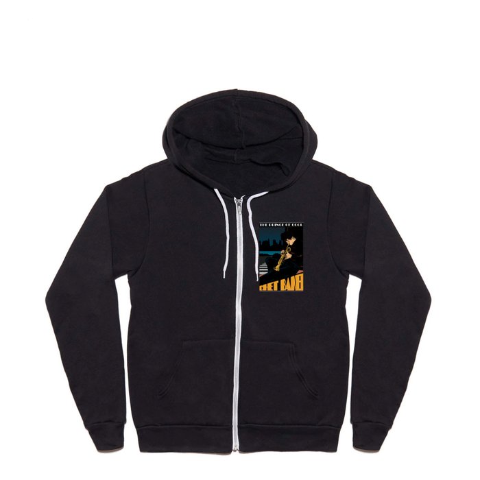 Baker's Jazz Poster Full Zip Hoodie