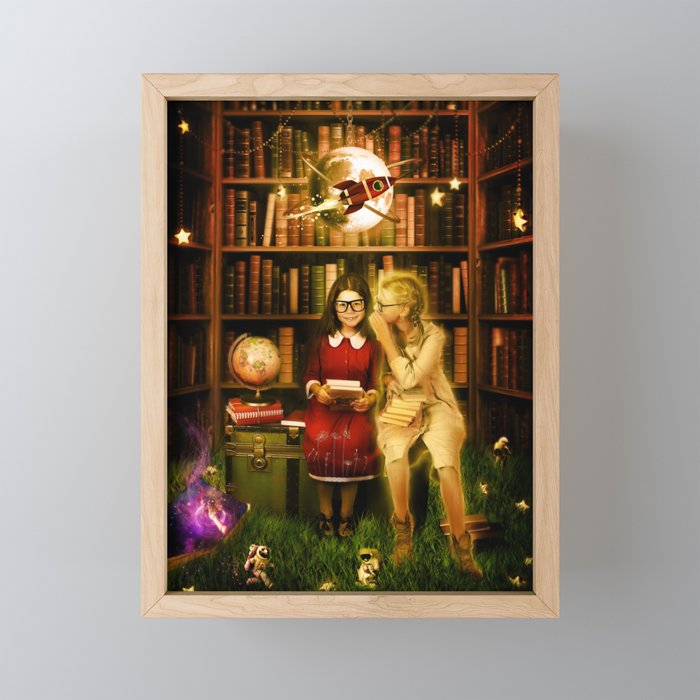 My Magical Mate v.1 Framed Mini Art Print