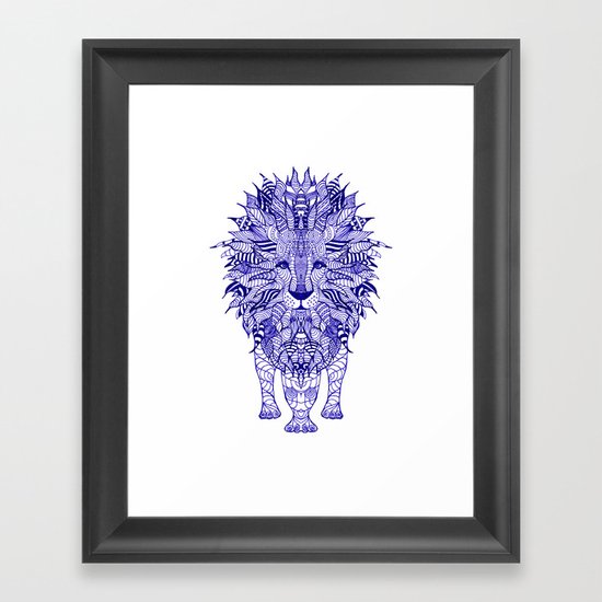 LIon Framed Art Print