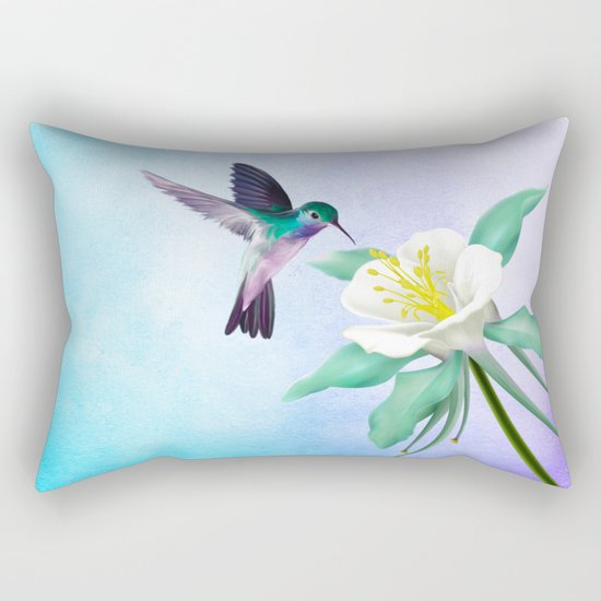 hummingbird. Rectangular Pillow