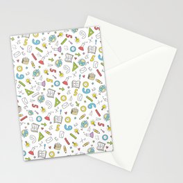 Back to School - White Colour Stationery Card