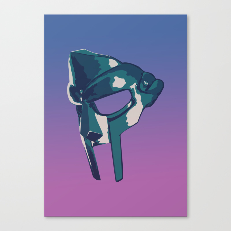 Mf Doom Mask Canvas Print By Bluhak Society6