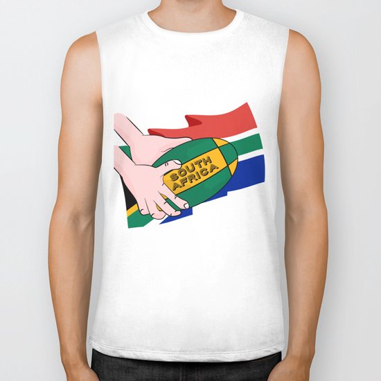South Africa Rugby Biker Tank