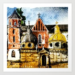 Wawel Art Print