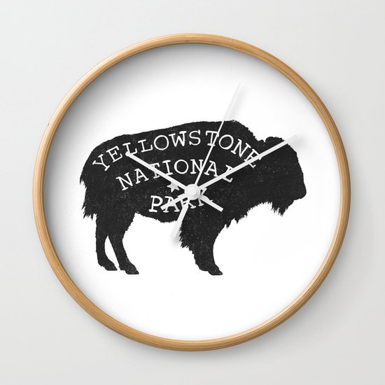 Yellowstone Wall Clock