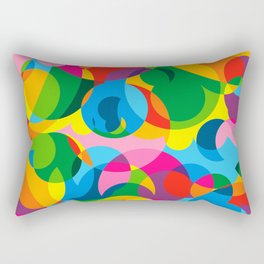 Full Color Abstrackt Artwork Rectangular Pillow