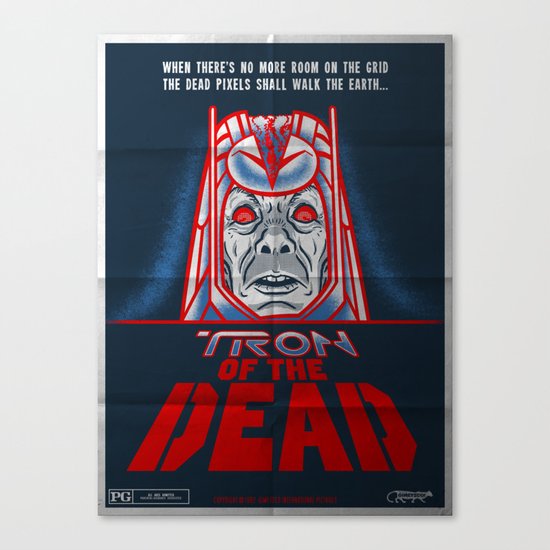 Tron of the dead Canvas Print